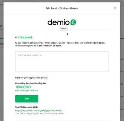 05 Custom email notifications