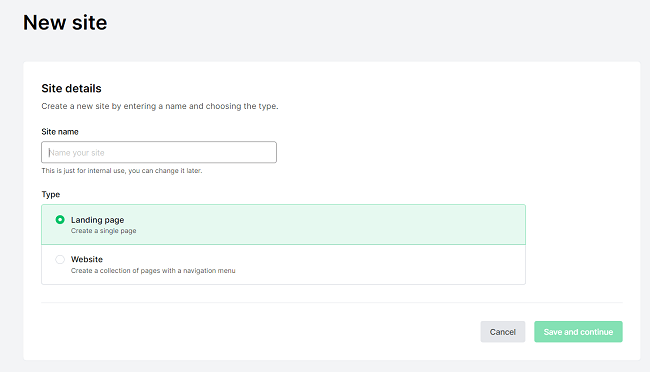 19 new landing page details