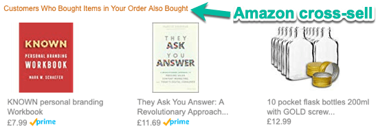 Amazon Cross Selling Technique Transactional vs Marketing Email