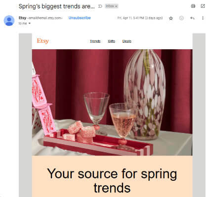 etsy email